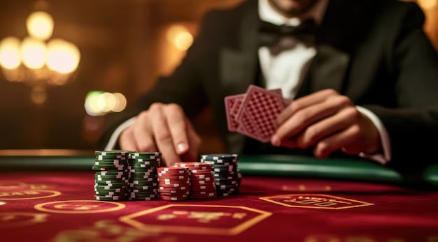VIP Roulette table interface on dragon222 alternatif with dealer and wheel